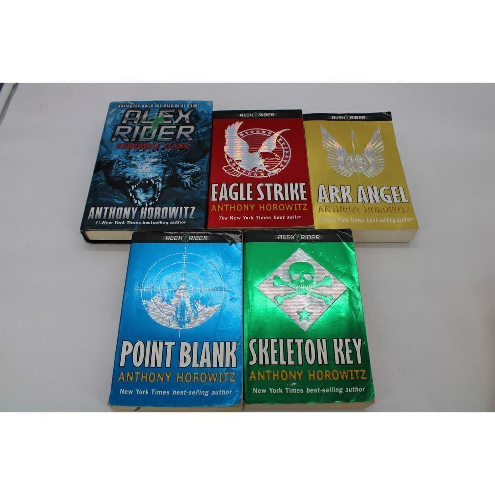 Alex Rider Series By Anthony Horowitz Book Lot of 4 Paperbacks & 1 Hardback